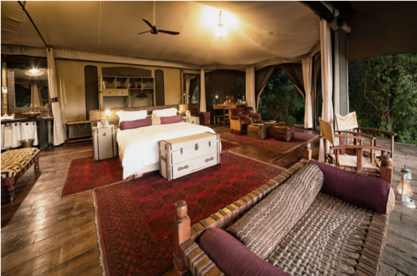 Accommodation in Mara Mara Plains camp
