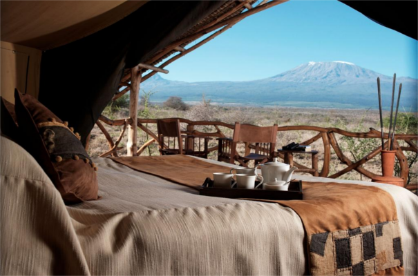 Safari camps and Lodges in Amboseli Satao Elerai Camp